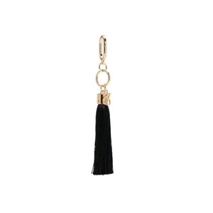 Victorias Secret Black Tassel Keychain/Bag Charm